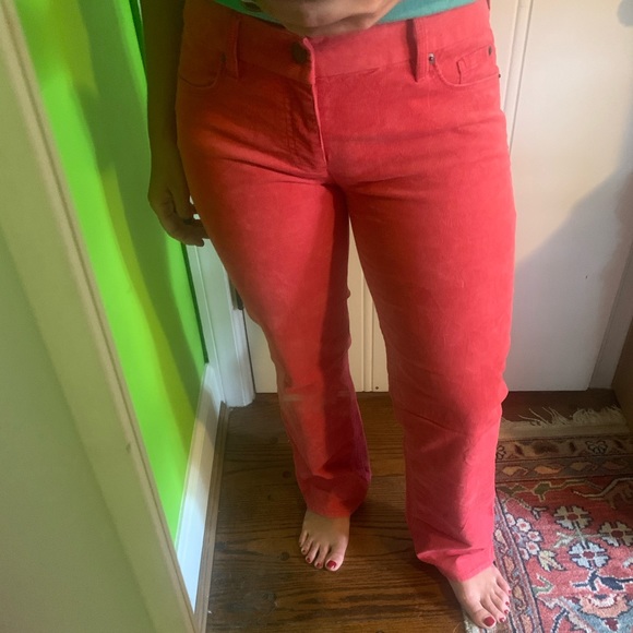 Coral Bootcut Corduroy Pants - Picture 4 of 5